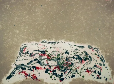 Litografia Music - Colline piatte