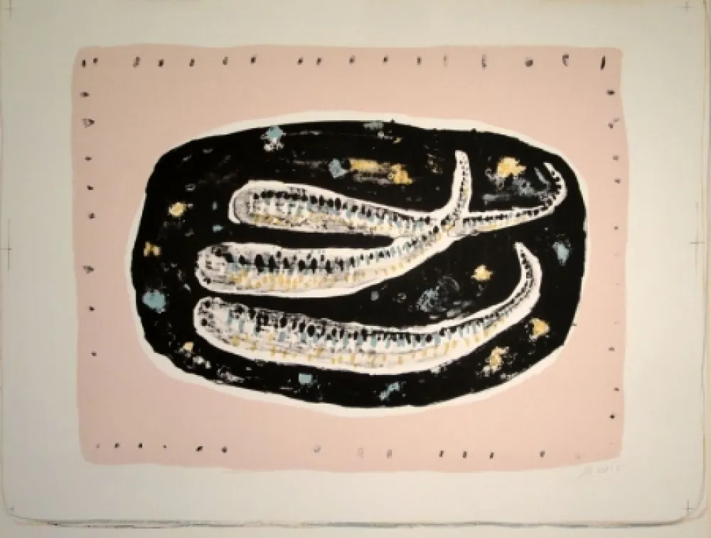 Litografia Music - Poissons / Fische