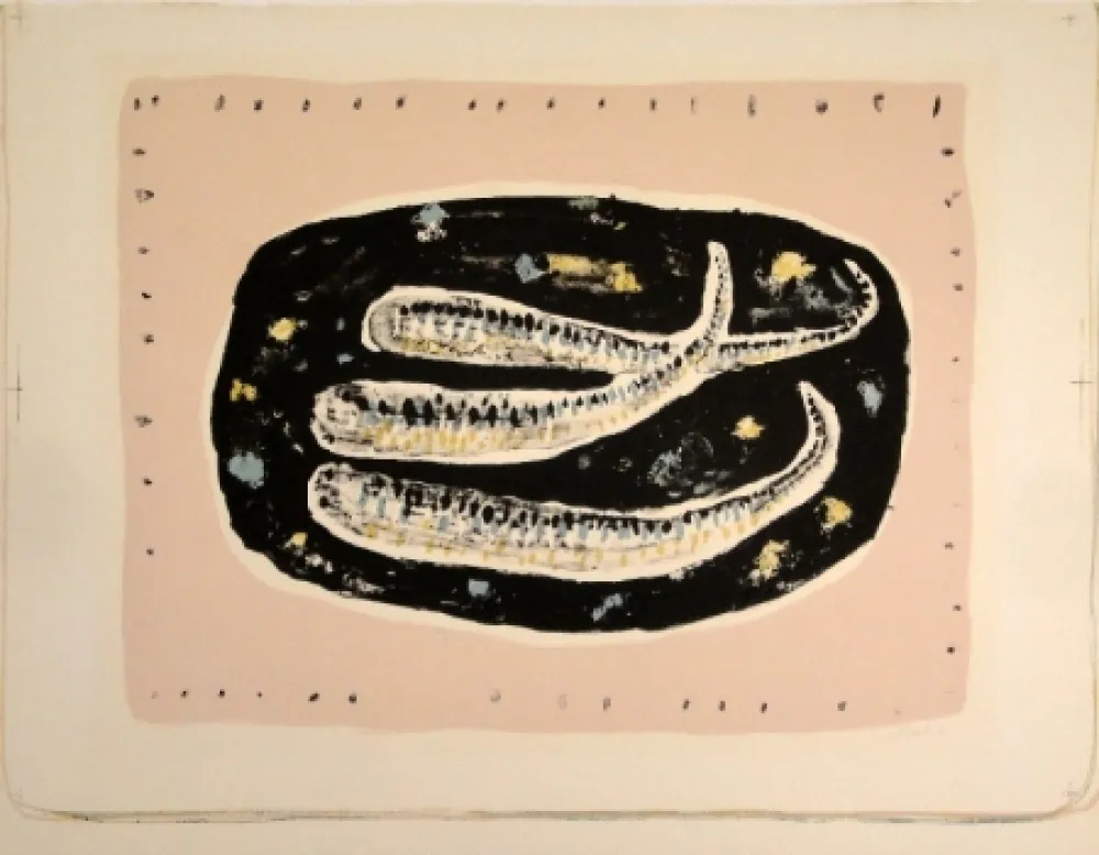 Litografia Music - Poissons / Fische