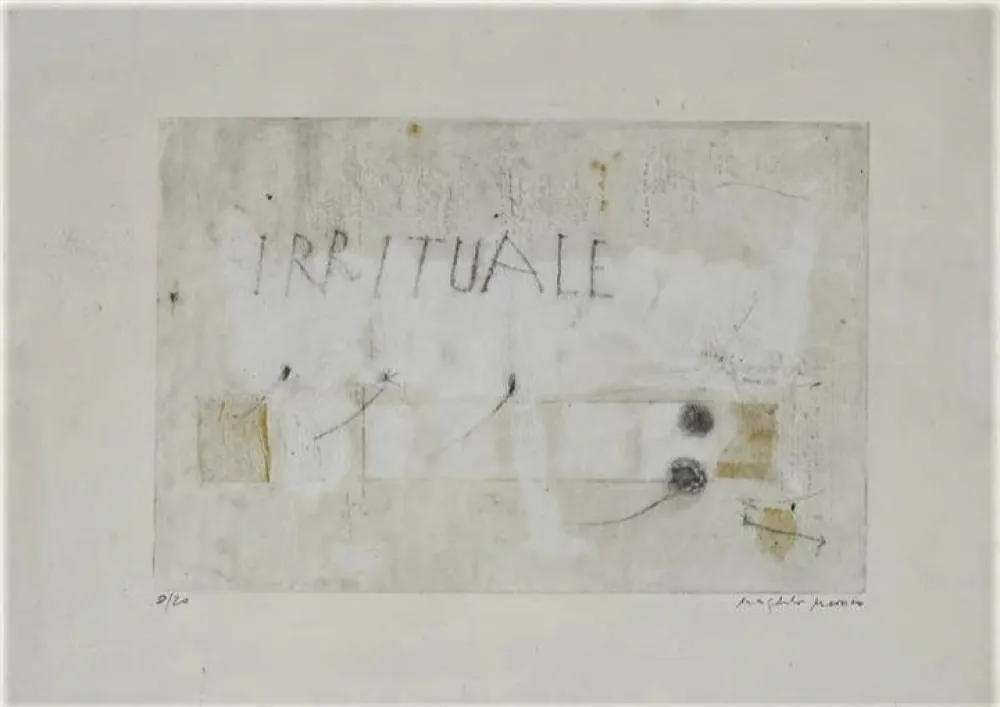 Acquaforte E Acquatinta Mussio - Irrituale