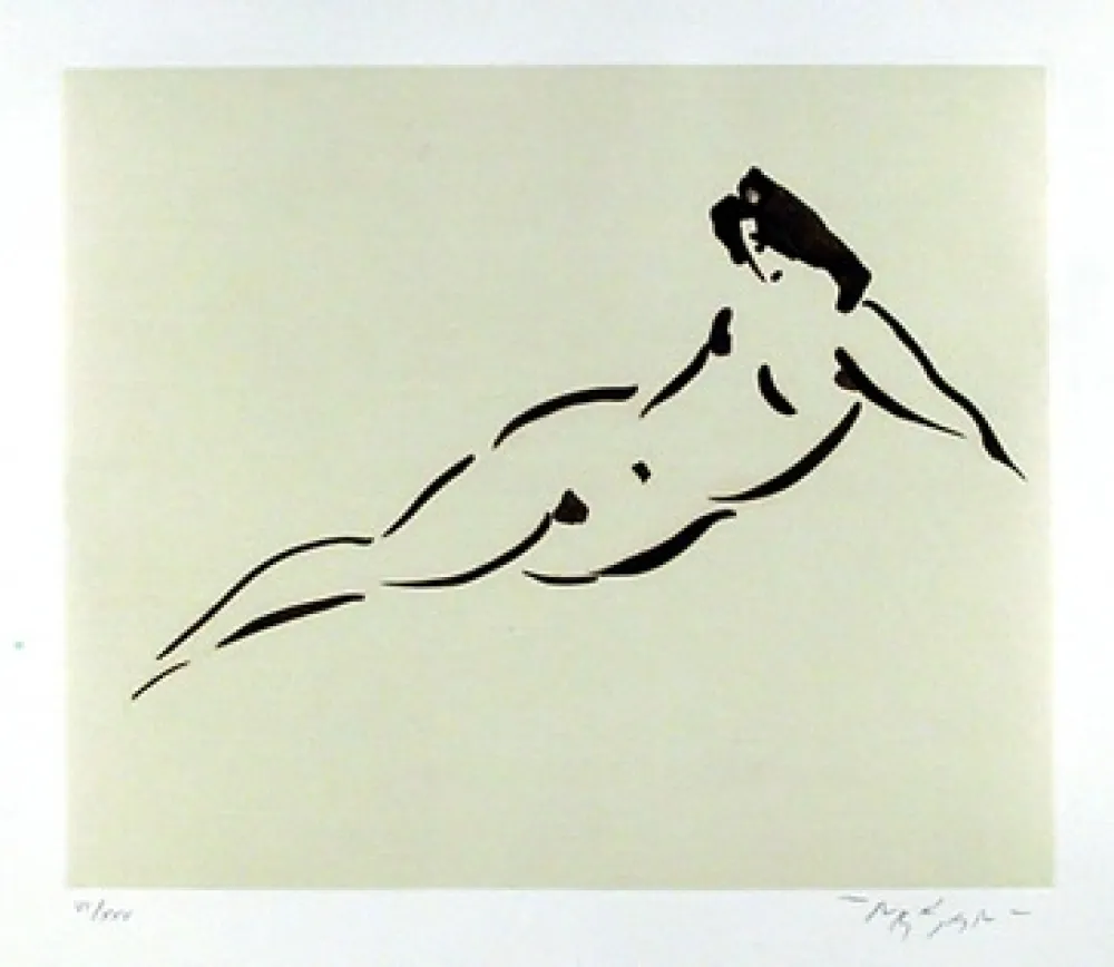 Incisione Nakian - Leda and the Swan - 9