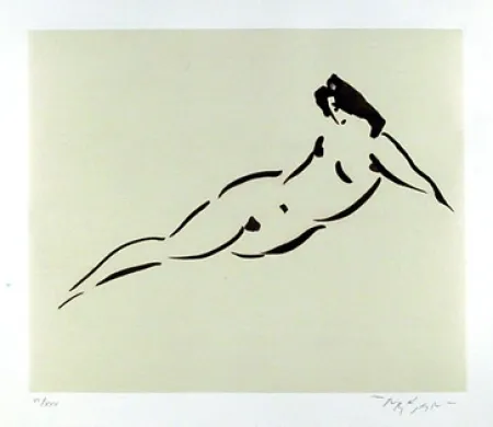 Incisione Nakian - Leda and the Swan - 9