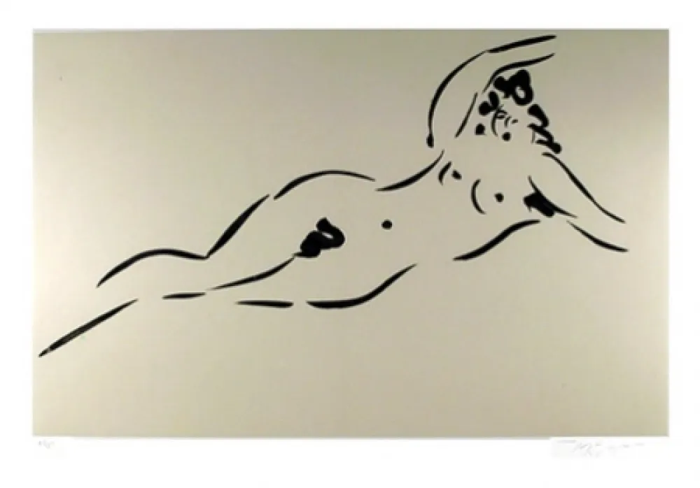 Incisione Nakian - View from Olympus: Plate II, Reclining Nymph