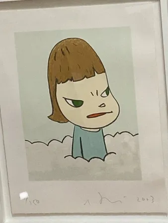 Litografia Nara - In the cloud