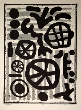 Linoincisione Nebel - Werknummer 595/1964