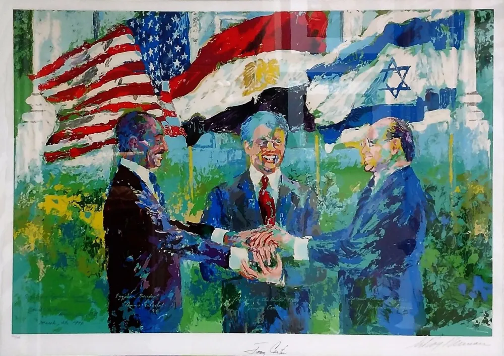 Serigrafia Neiman - WHITE HOUSE SIGNING OF EGYPTIAN ISRAELI PEACE TREATY