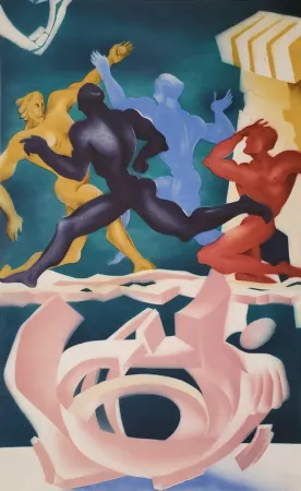 Litografia Neizvestny - The tribe of Simeon