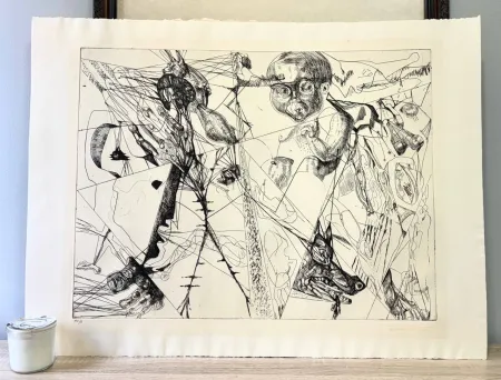 Incisione Neizvestny - To Ivan Petrovich Pavlov, Dedicated (Hommage aux Prix Nobel)