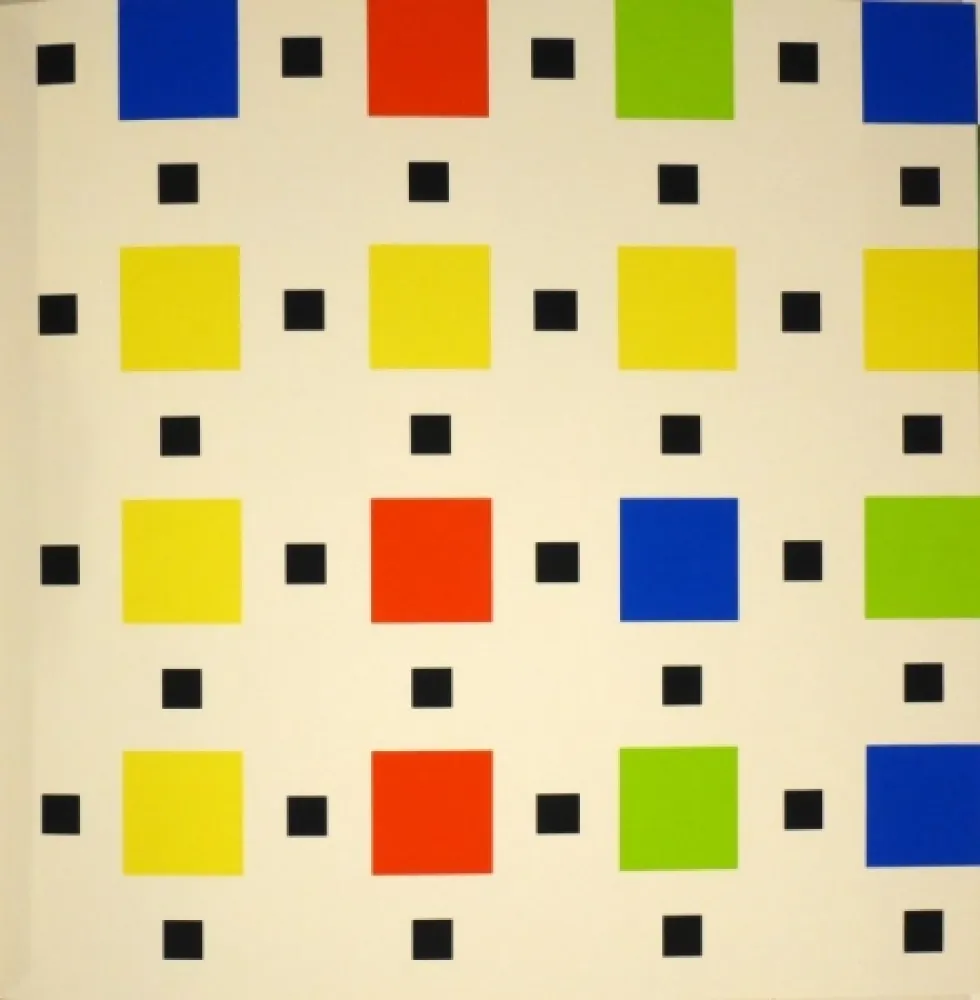 Serigrafia Nemours - Trente-huit peintures à la gouache ou au vinyle