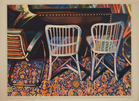 Acquatinta Nesbitt - Andy Warhol's Studio