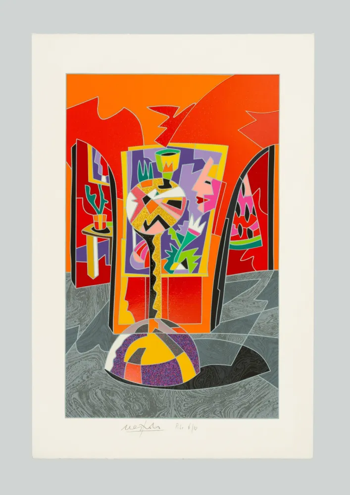 Serigrafia Nespolo - Composizione