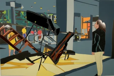 Serigrafia Nespolo - Giusy e De Suvero