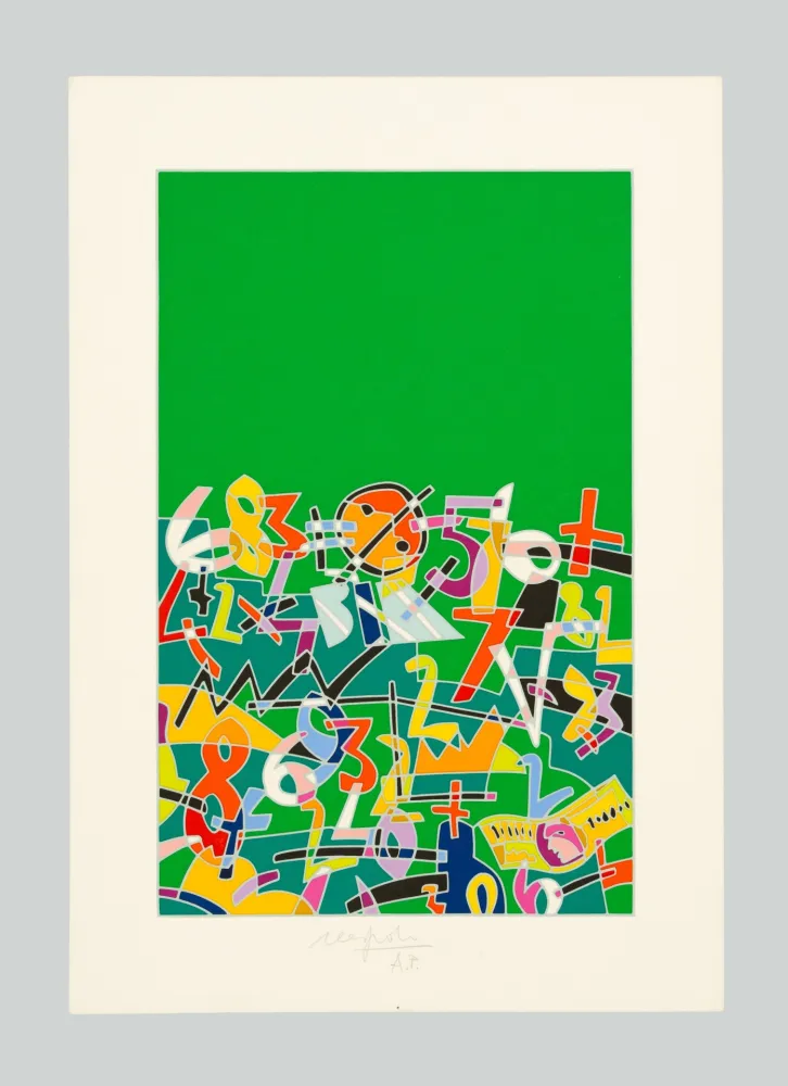 Serigrafia Nespolo - Senza titolo