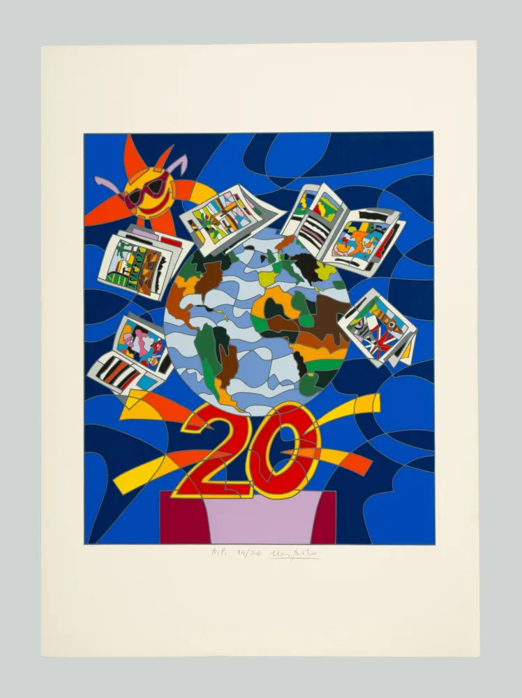 Serigrafia Nespolo - Venti