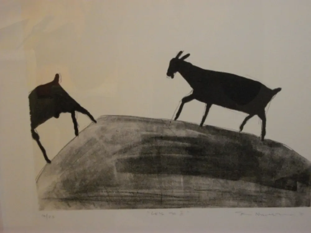 Litografia Nhlengethwa - Lets Go II