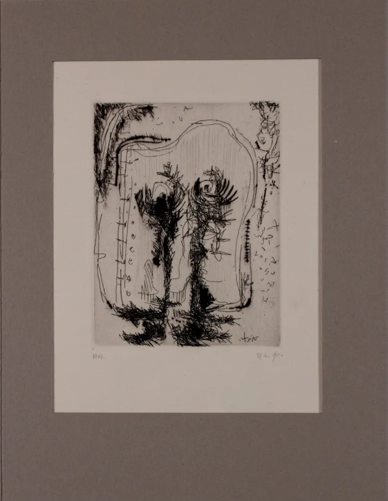 Acquaforte Nieto - Untitled from 'Avanguardia internazionale', vol. 4