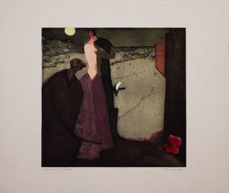 Acquaforte E Acquatinta Nieuwenhuys - Cyrano declare son amour