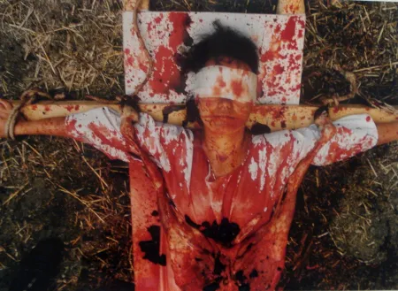 Fotografie Nitsch - 96 Aktion – Giardini San Martino, Napoli, C