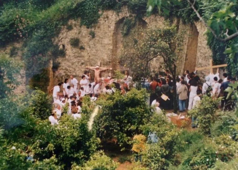 Fotografie Nitsch - Azione N. 96 – Giardini S. Martino A Napoli