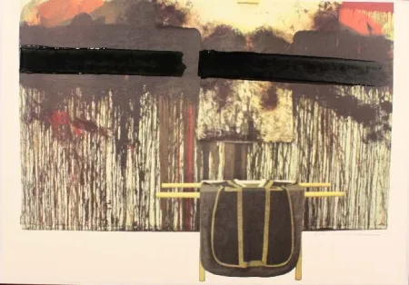 Litografia Nitsch - SENZA TITOLO