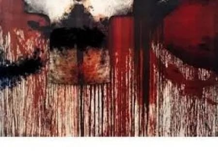 Non Tecnico Nitsch - Übermalte Bild