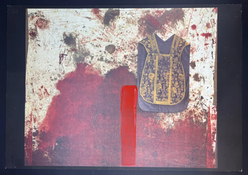 Multiplo Nitsch - Übermalte Bild-Lithographien