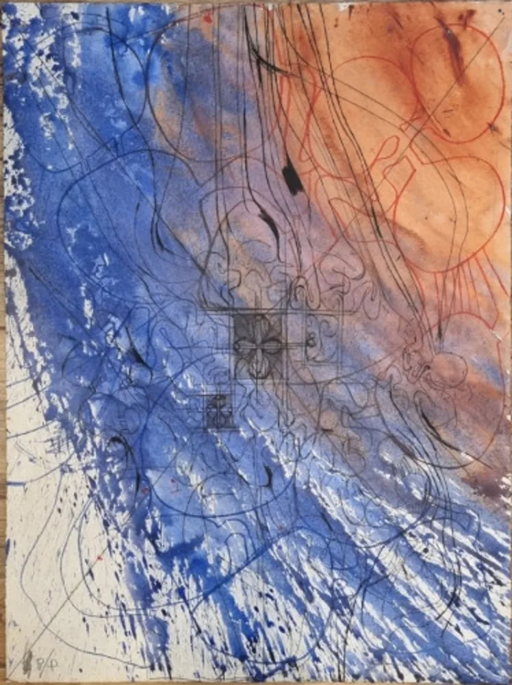 Litografia Nitsch - Untitled