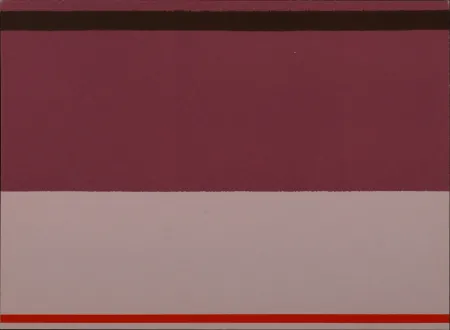 Serigrafia Noland - Abstract Composition, 1973 -  Hand-numbered!