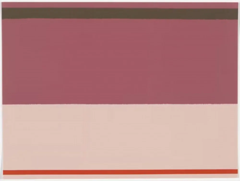 Serigrafia Noland - Untitled from The New York Collection for Stockholm