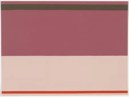 Serigrafia Noland - Untitled from The New York Collection for Stockholm