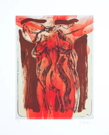 Litografia Nørgaard - La femme I