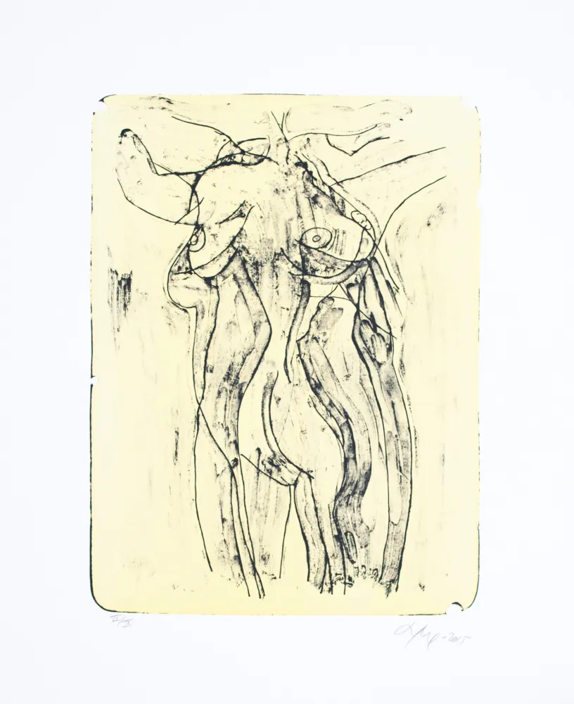 Litografia Nørgaard - La femme I