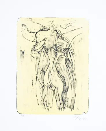 Litografia Nørgaard - La femme I