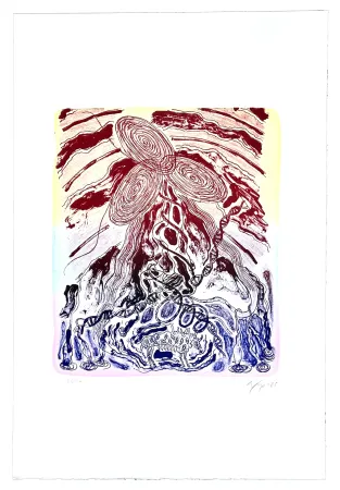 Litografia Nørgaard - Sophia et la bête