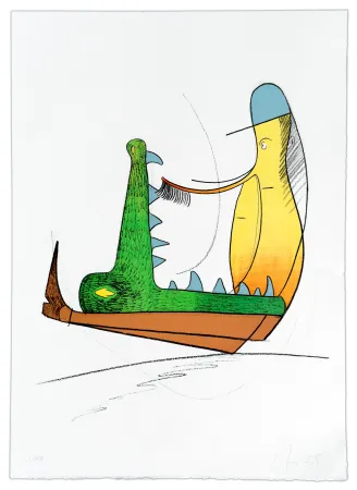 Litografia Nørgard - Andrée