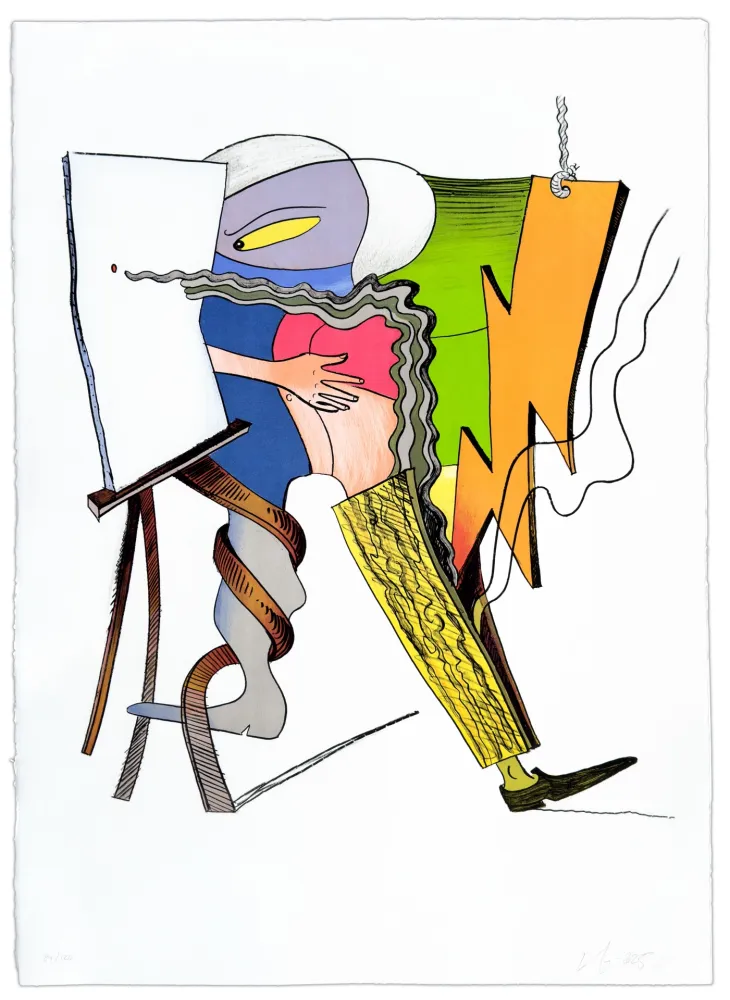 Litografia Nørgard - On the Road to Dotland