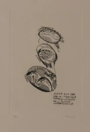 Litografia Novelli - DAS BAD DER DIANA