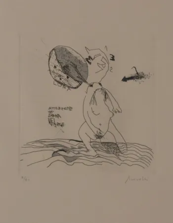 Litografia Novelli - DAS BAD DER DIANA