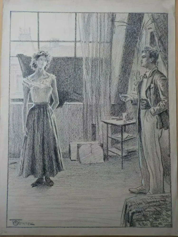 Non Tecnico Oertel - Maler und Modell / Artist and Model