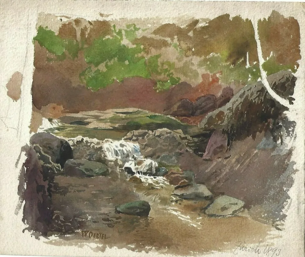 Non Tecnico Oertel - Untitled (landscape near Zurich)