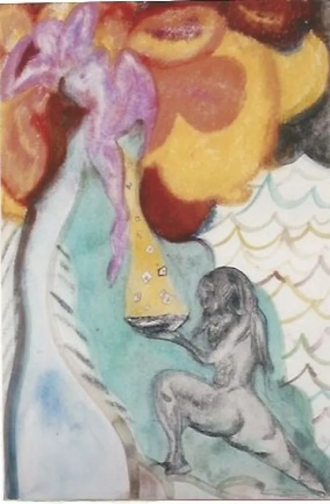 Incisione Ofili - Study for Ovid-Windfall