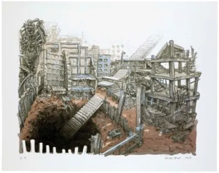 Litografia Oiwa - STAIRS