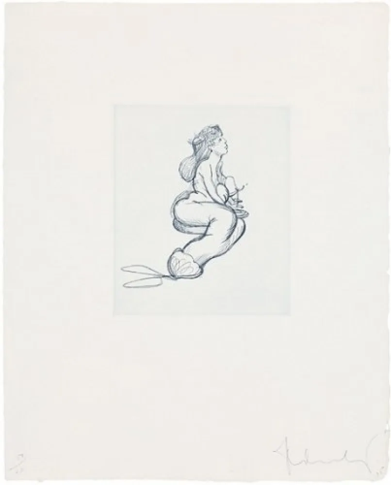 Incisione Oldenburg - Mermaid