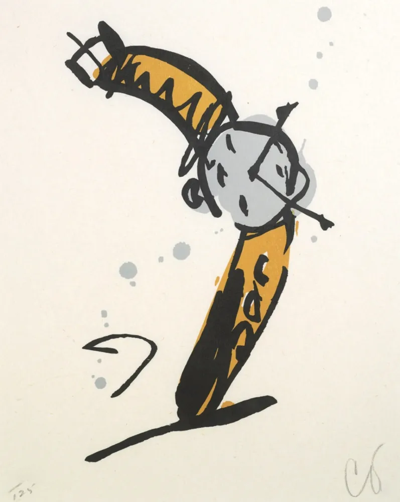 Litografia Oldenburg - Wrist Watch Rising, from Art Pro-Choice II