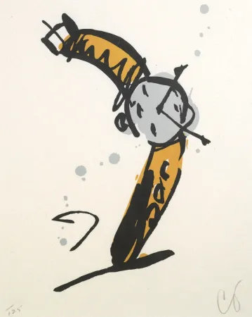 Litografia Oldenburg - Wrist Watch Rising, from Art Pro-Choice II