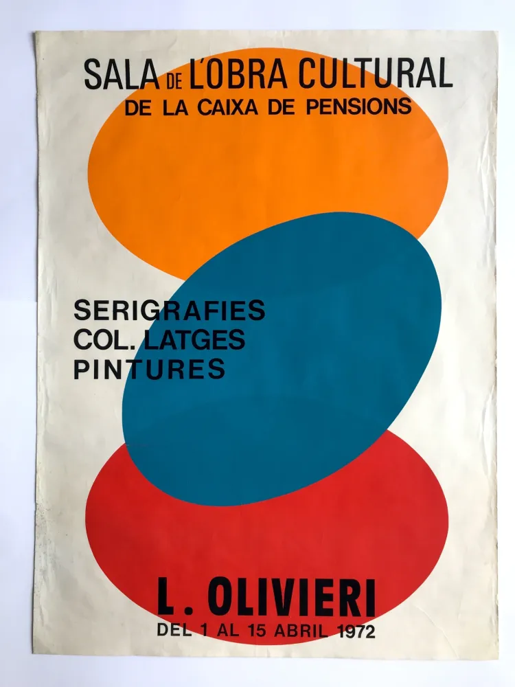 Manifesti Olivieri - Sala de l'obra cultural / Caixa de pensions