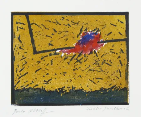 Incisione Su Legno Olthoff - Lichter Durchbruch (Light Breakthrough)