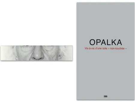 Libro Illustrato Opalka - L'art en écrit