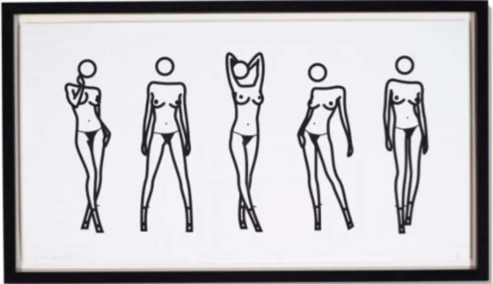 Serigrafia Opie - Bijou Gets Undressed 7 (Cristea 56)