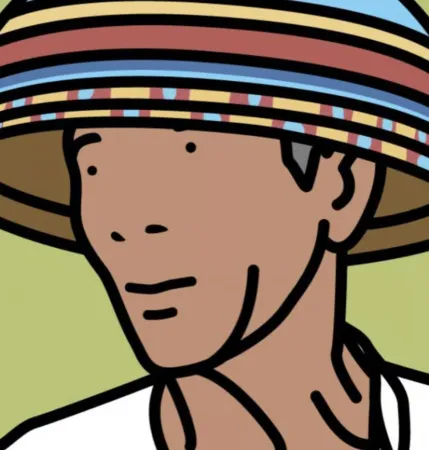 Multiplo Opie - Komang, beach vendor